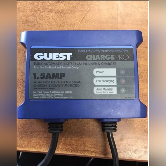 Guest Charge Pro 1.5 Amp Battery Maintainer And Charger - Picture 2 of 3